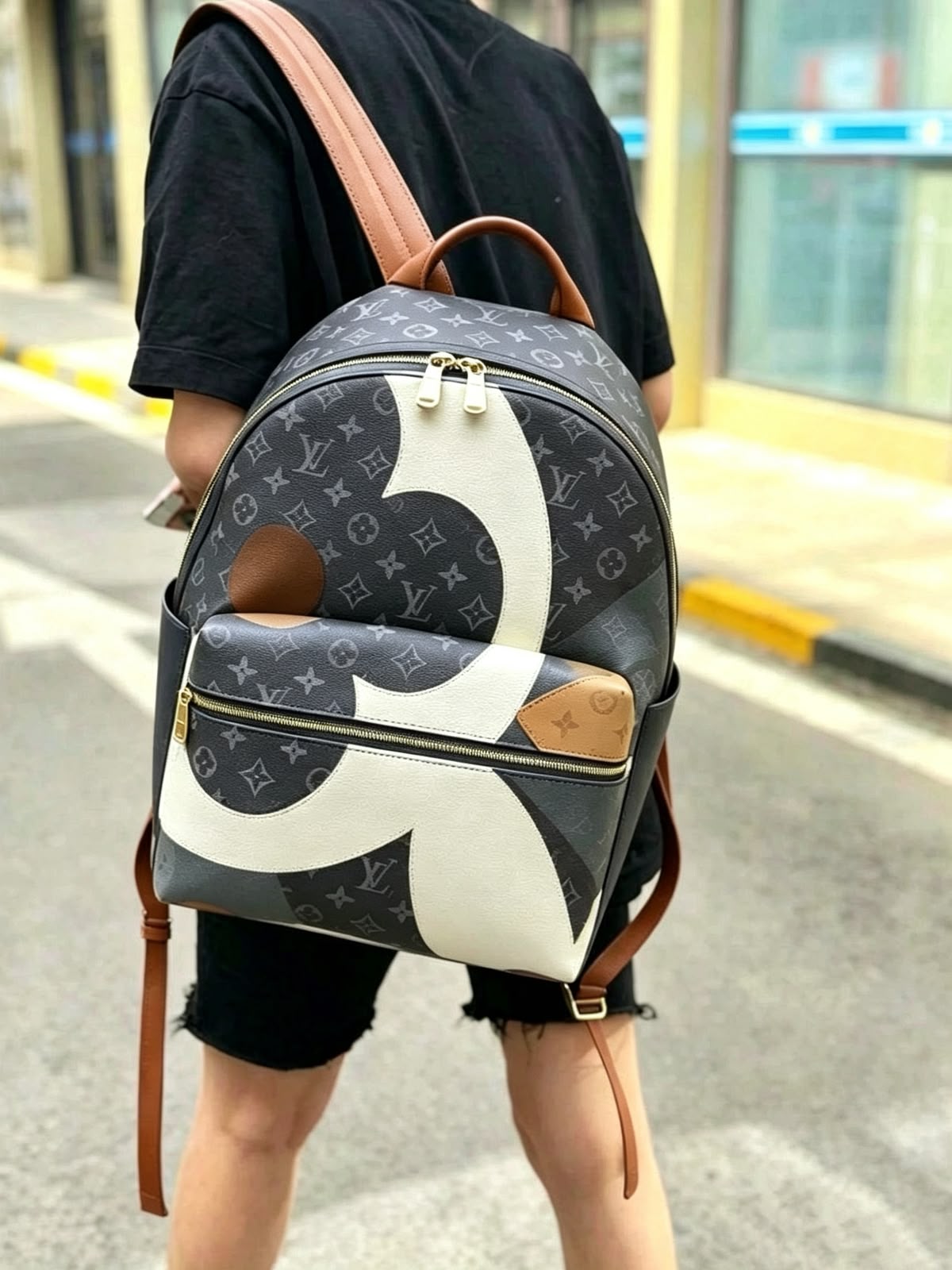 LV Monogram Canvas Backpack 36cm A+