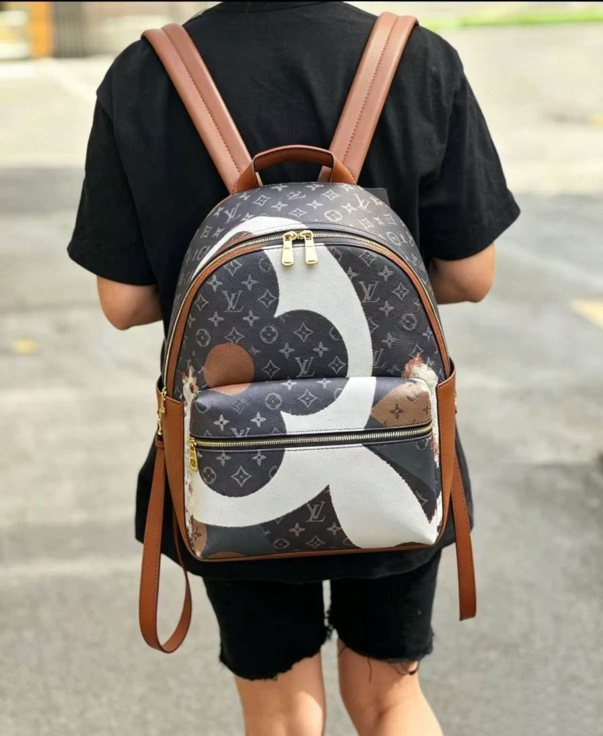 LV Monogram Canvas Backpack 36cm A+