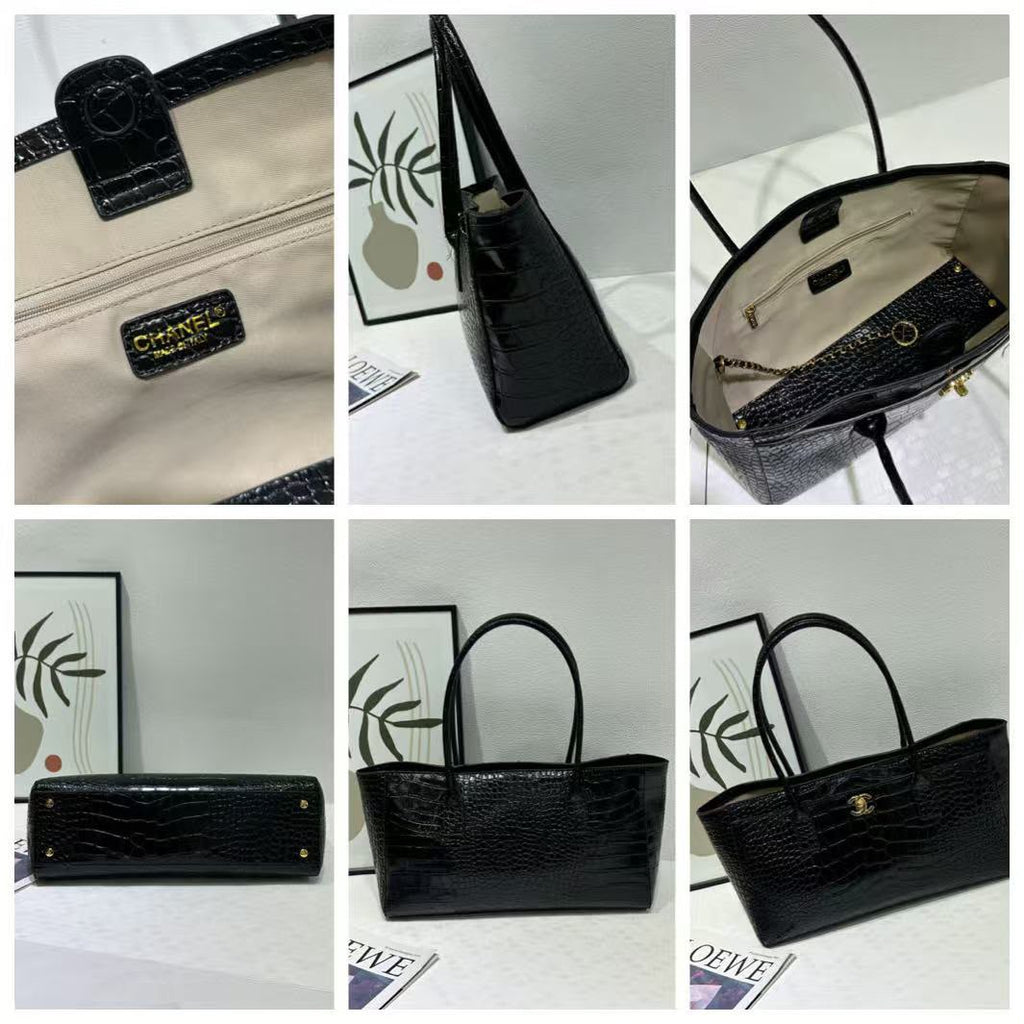 CHANEL Executive Croc Tote 36cm