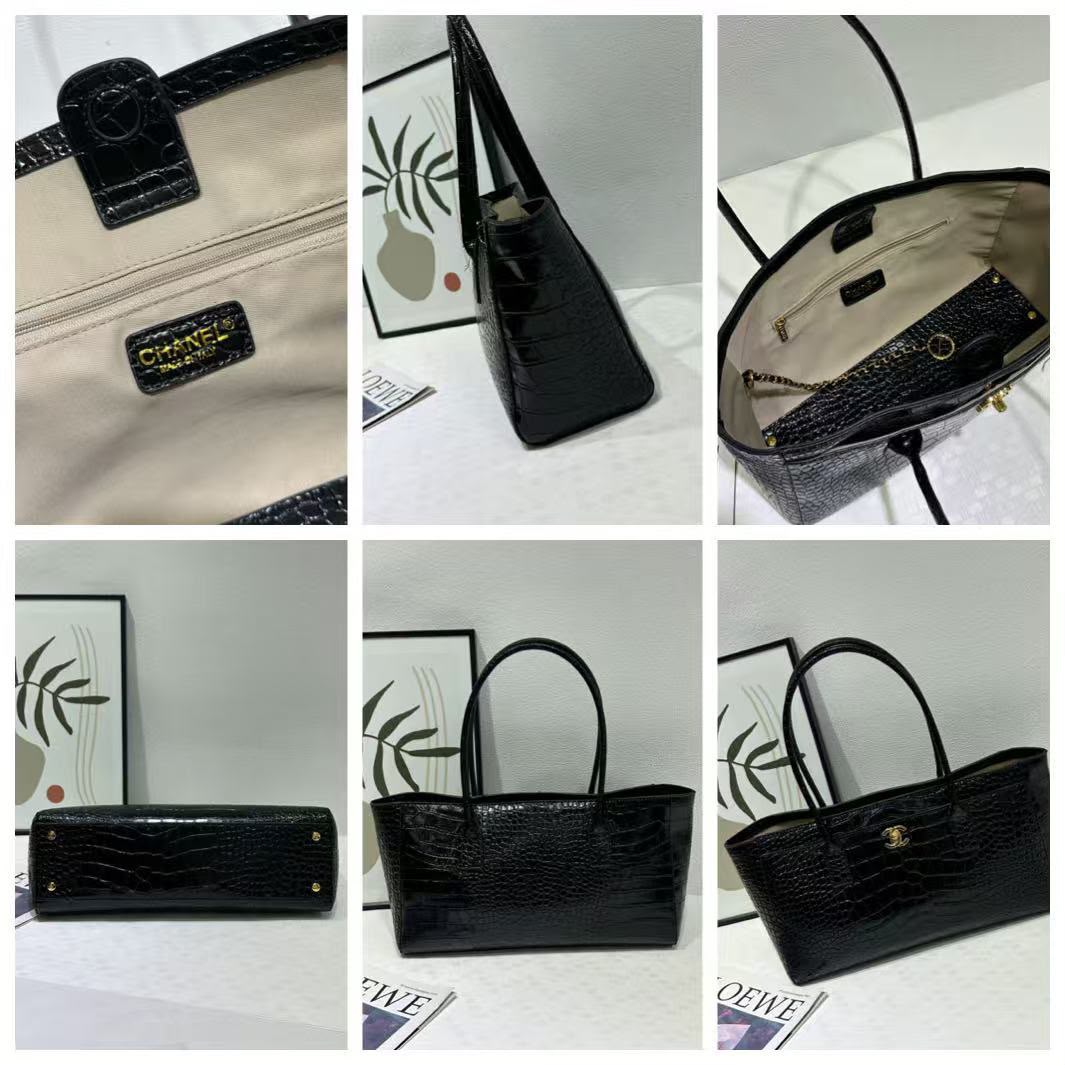 CHANEL Executive Croc Tote 36cm
