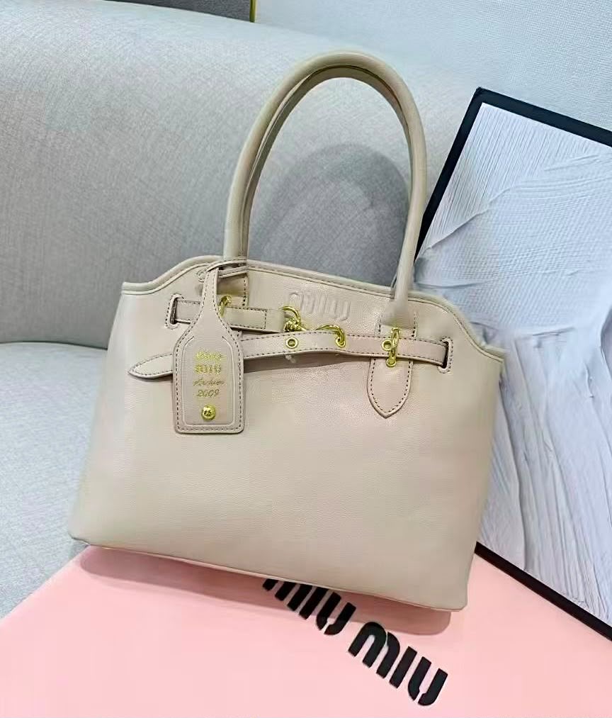 MIU MIU Structured Tote 31 cm