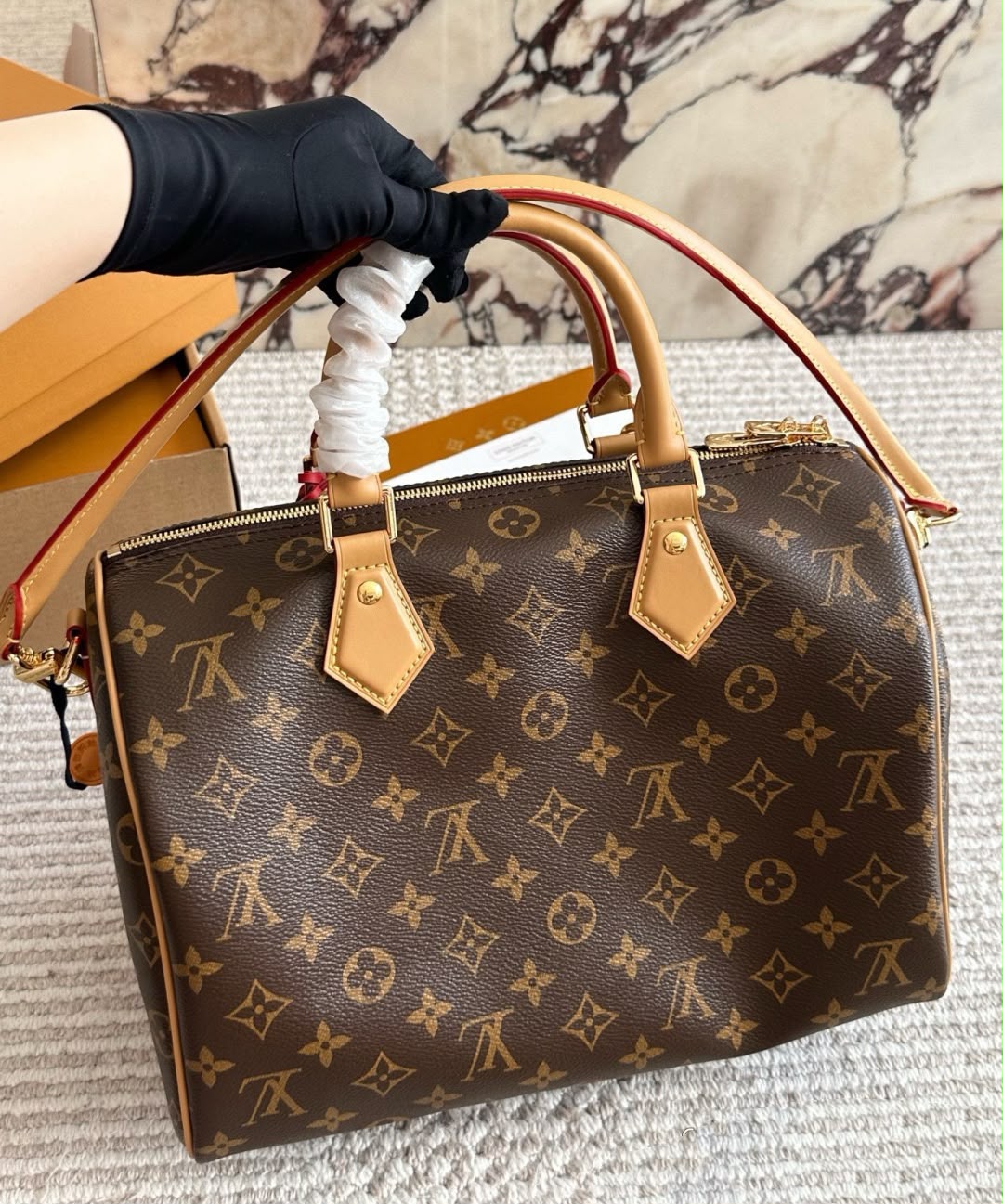 حقيبة LV سبيدي 30 سم بألوان ماستر 4