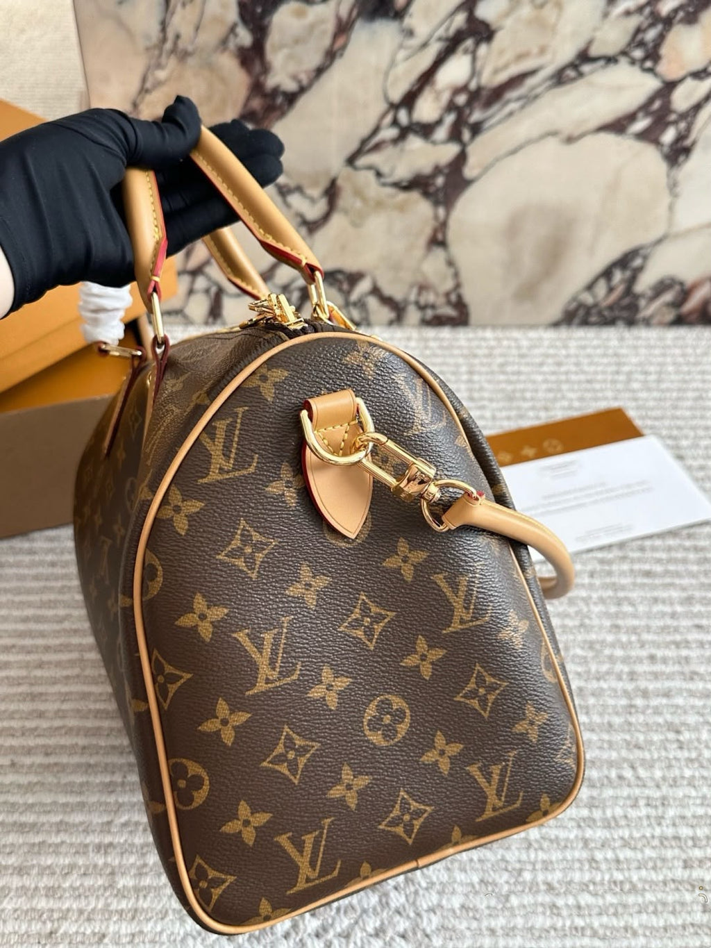 حقيبة LV سبيدي 30 سم بألوان ماستر 4