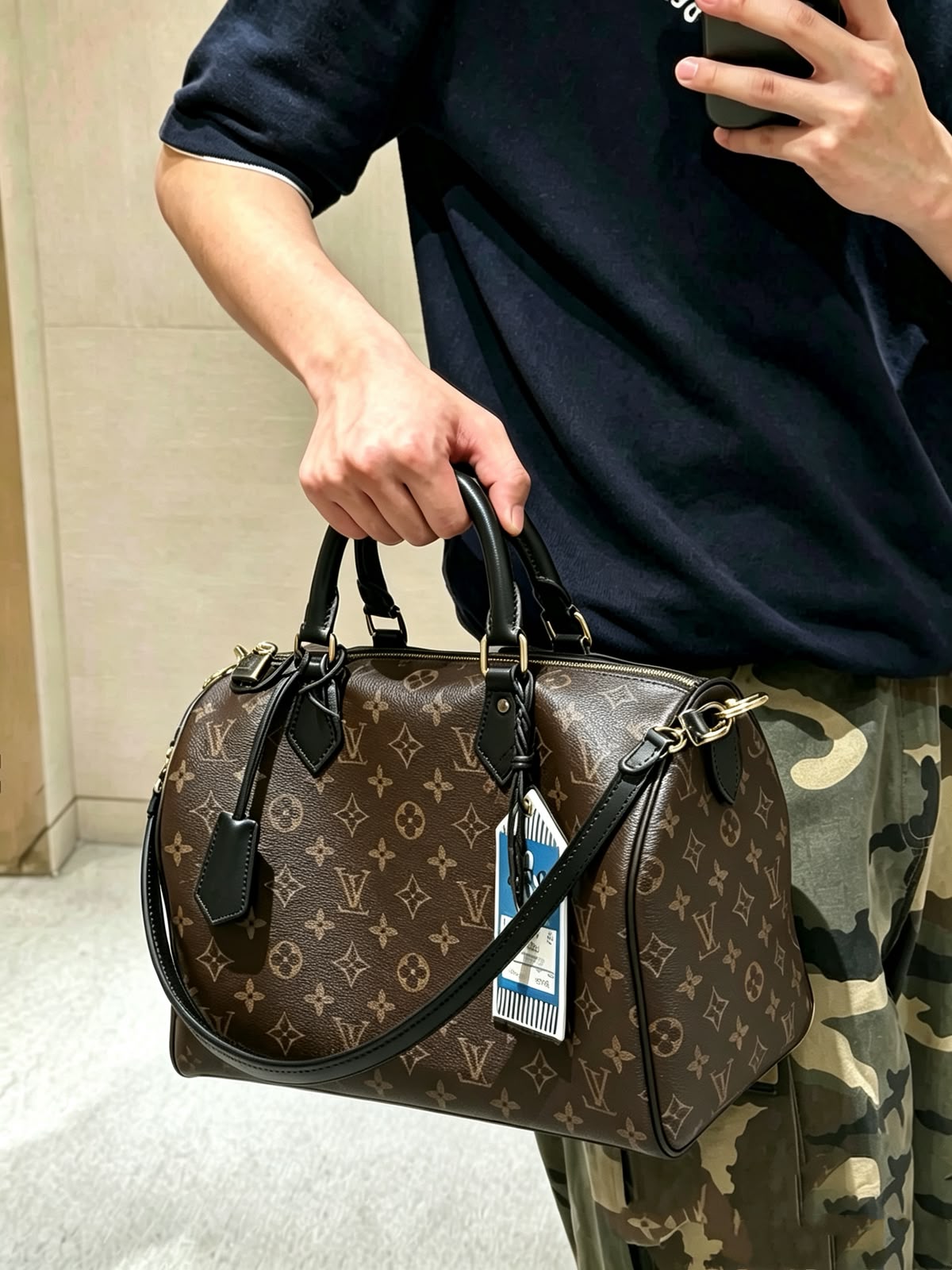حقيبة LV سبيدي 30 سم بألوان ماستر 4