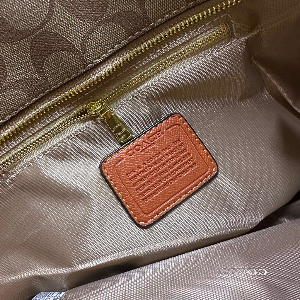 COACH Signature Tote with Pouch 43 cm