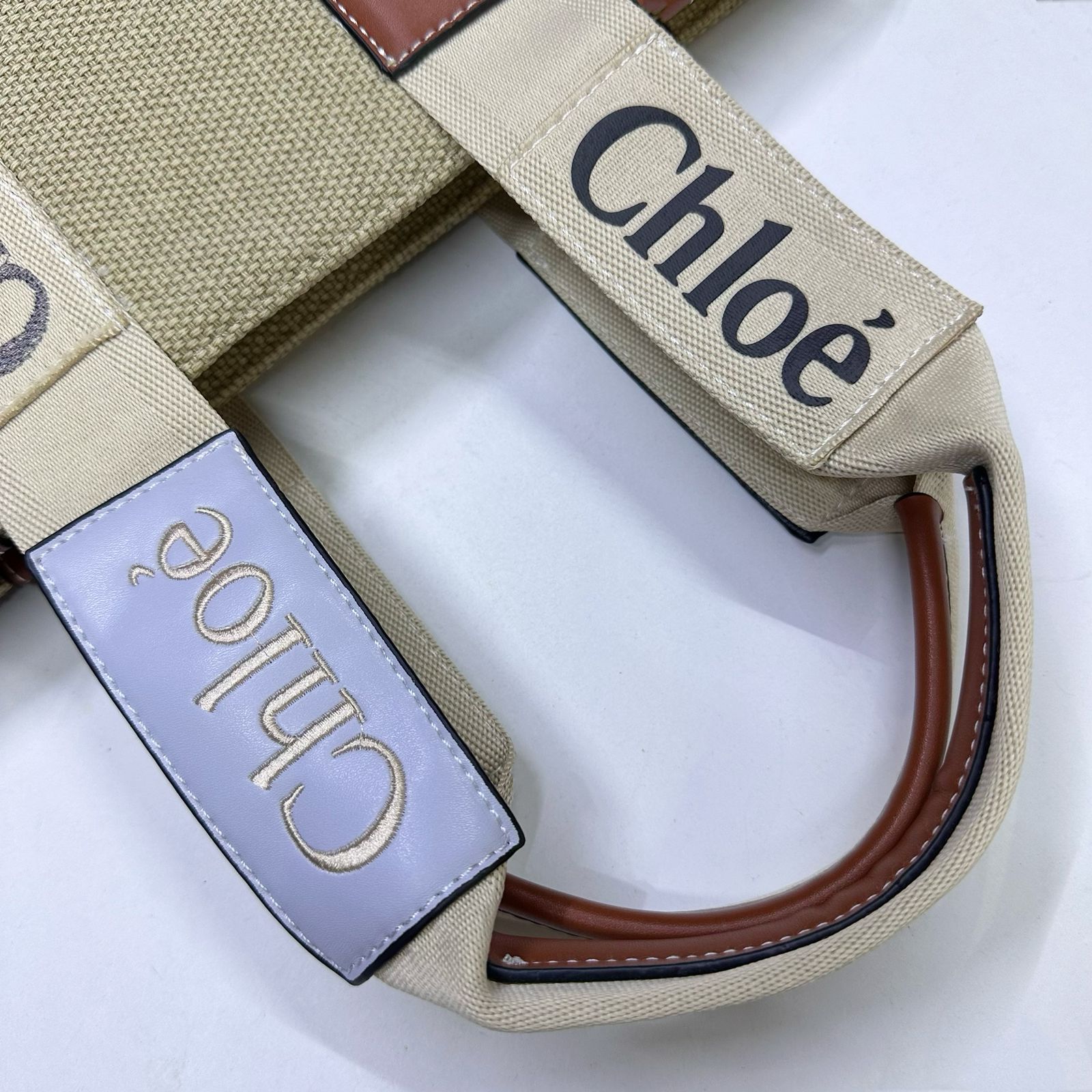 CHLOÉ Canvas Tote Bag 2 Sizes