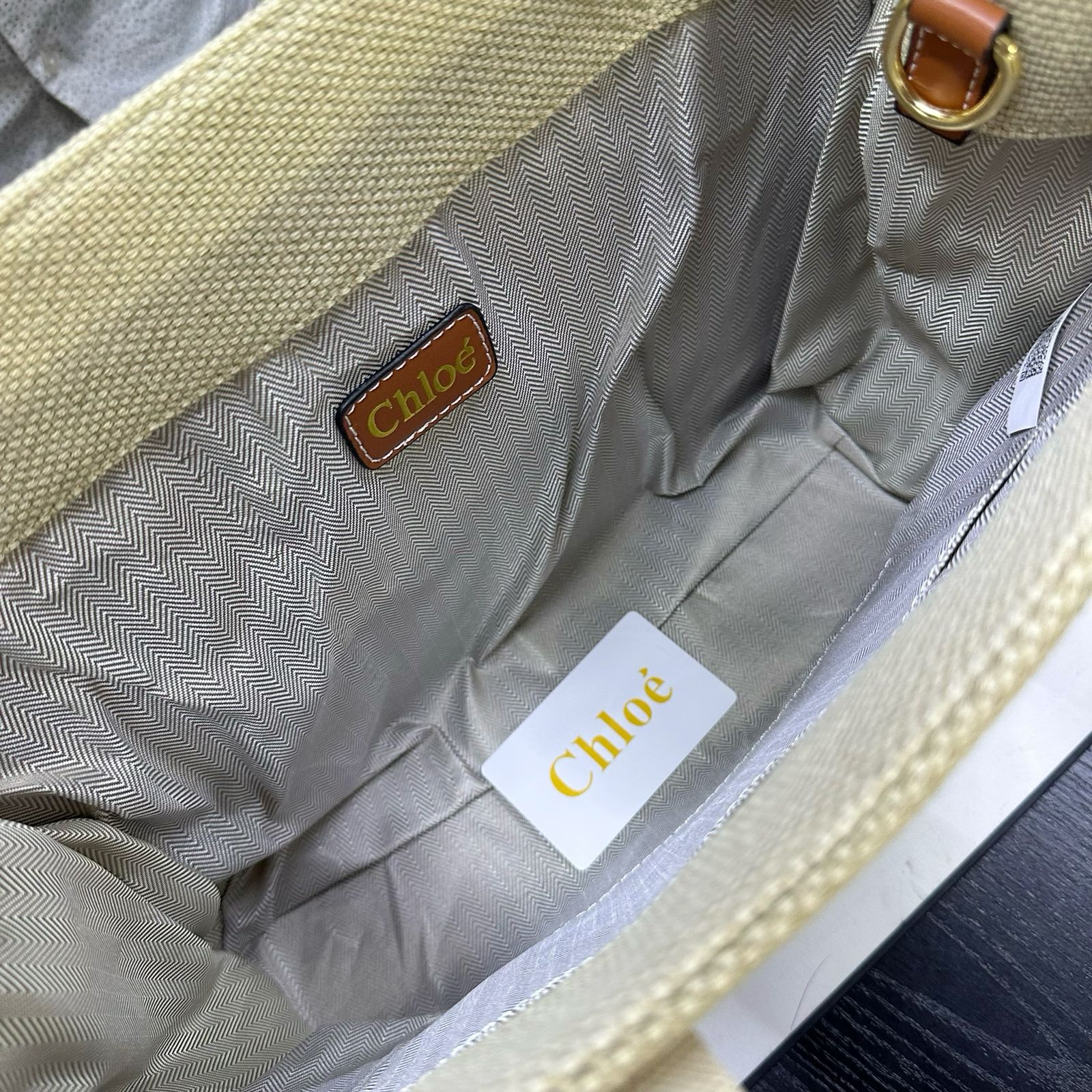 CHLOÉ Canvas Tote Bag 2 Sizes