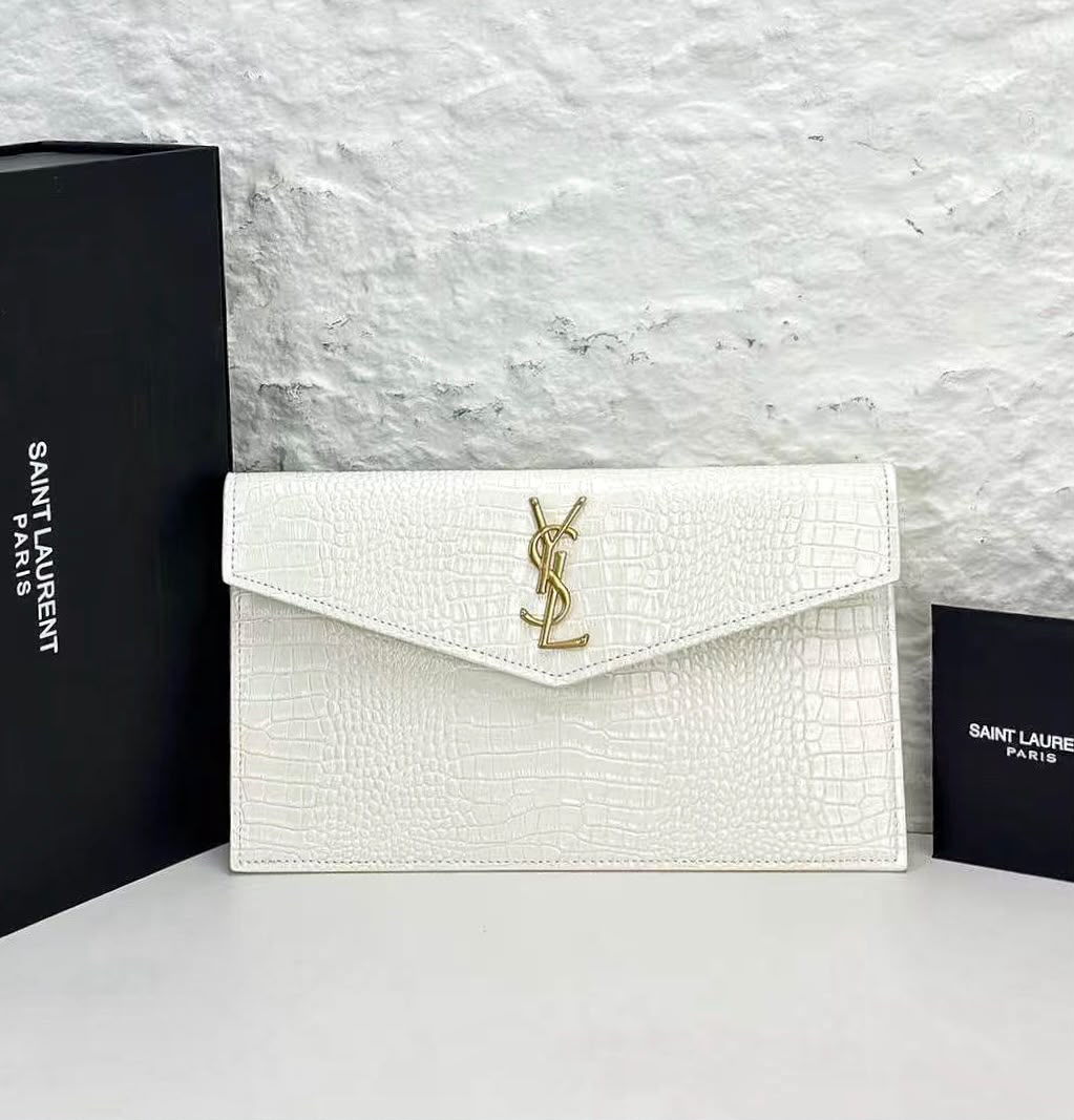 YSL Envelope Clutch Pouch 28 cm A+