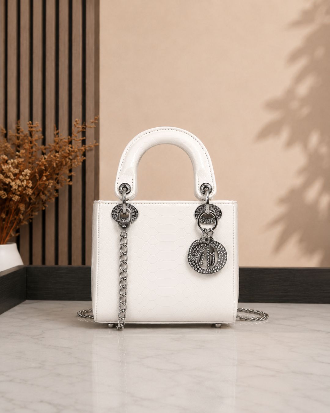LADY DIOR Croc Mini 17cm A+