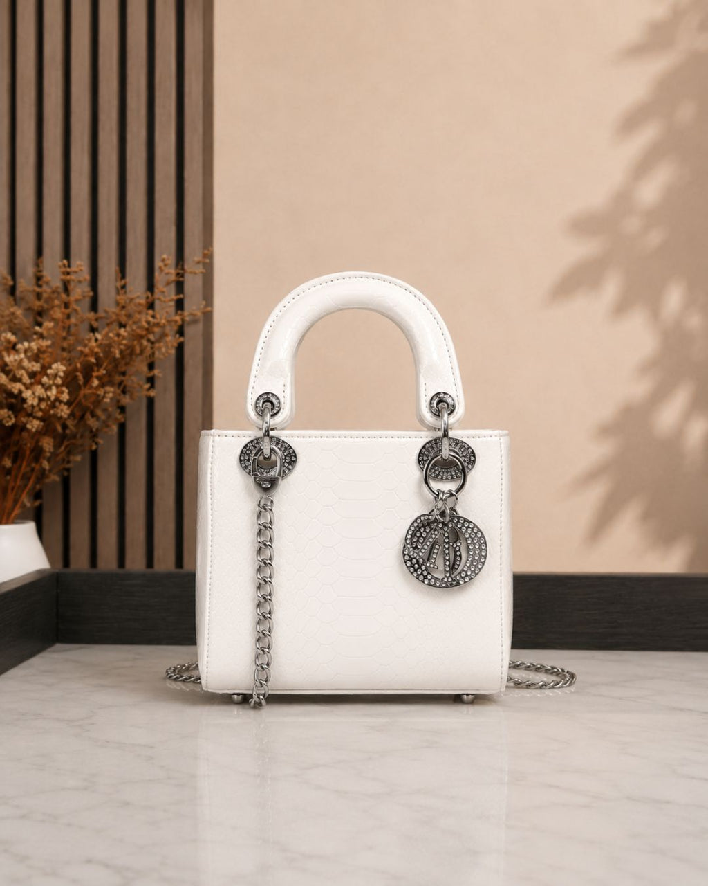LADY DIOR Croc Mini 17cm A+