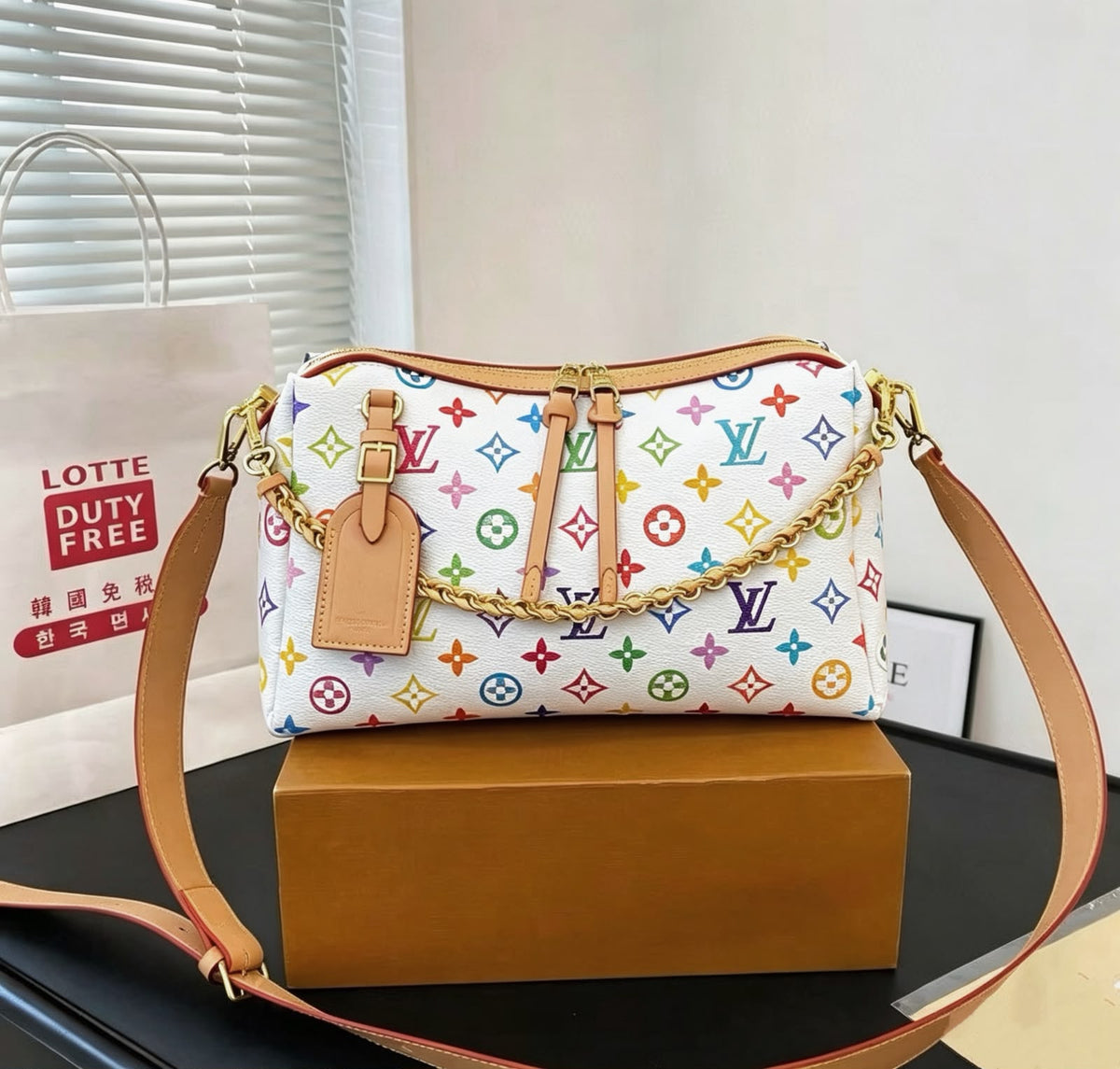 LV Monogram Shoulder Bag 33 cm