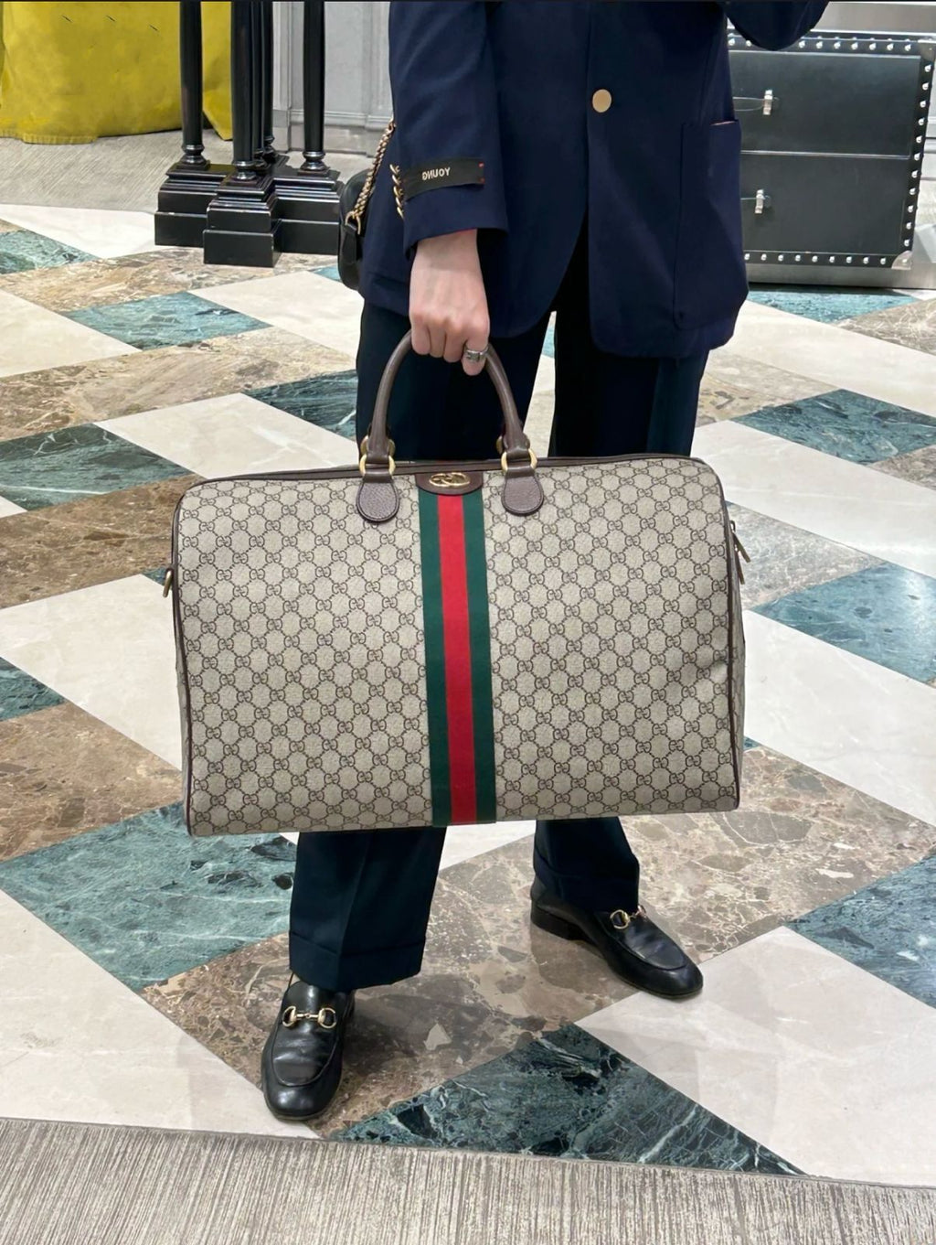 Gucci Savoy Duffle Bag — GG Supreme Canvas | 55 cm | 2 Colors