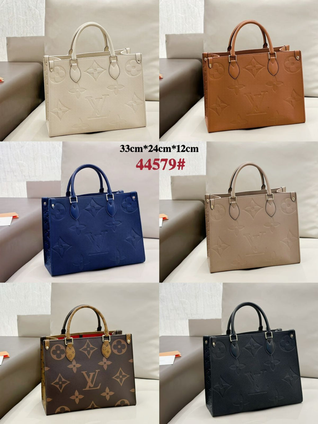 Louis Vuitton OnTheGo MM — Monogram Empreinte | 33 cm | 6 Colors Without Box