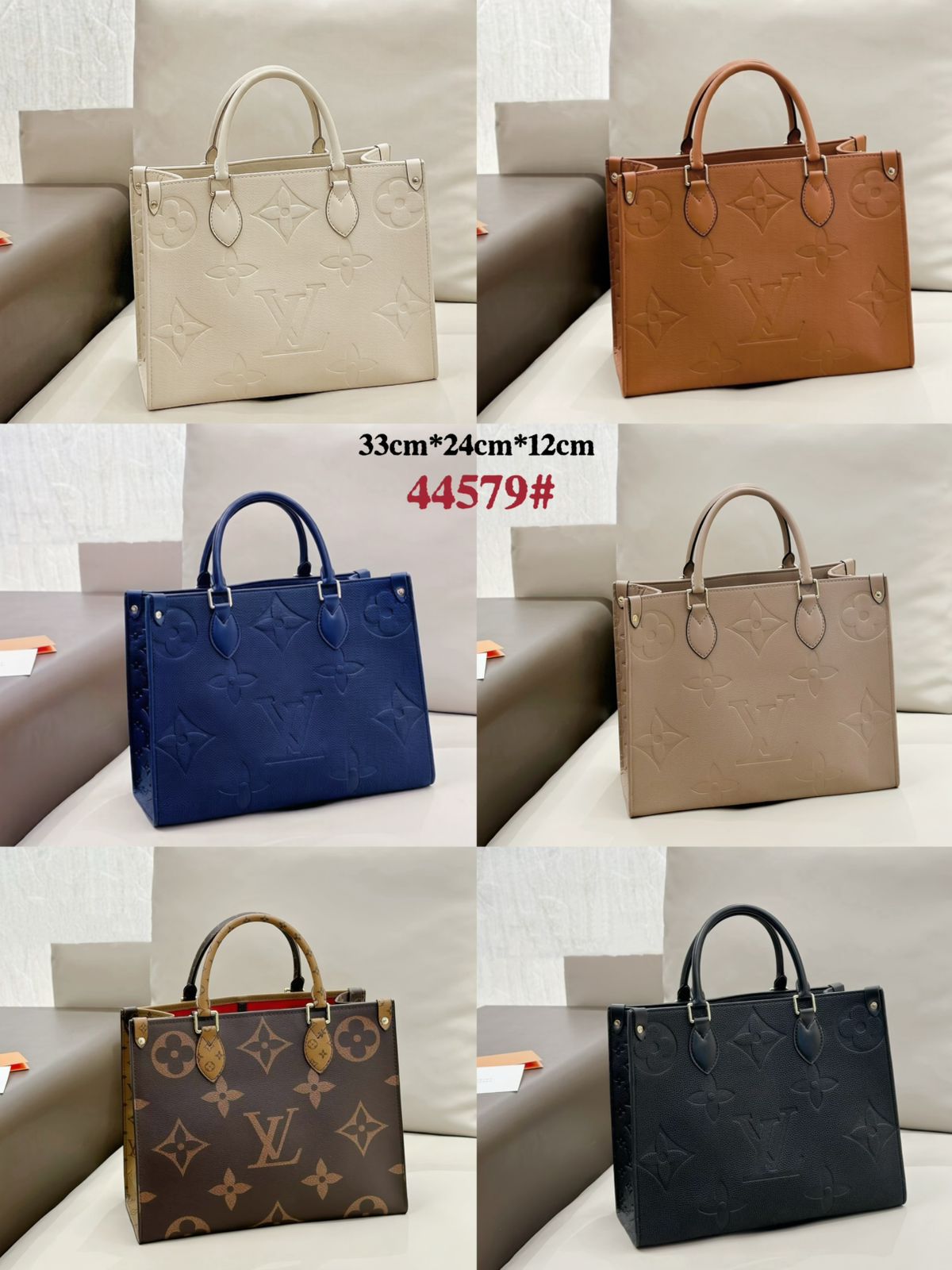 Louis Vuitton OnTheGo MM — Monogram Empreinte | 33 cm | 6 Colors Without Box