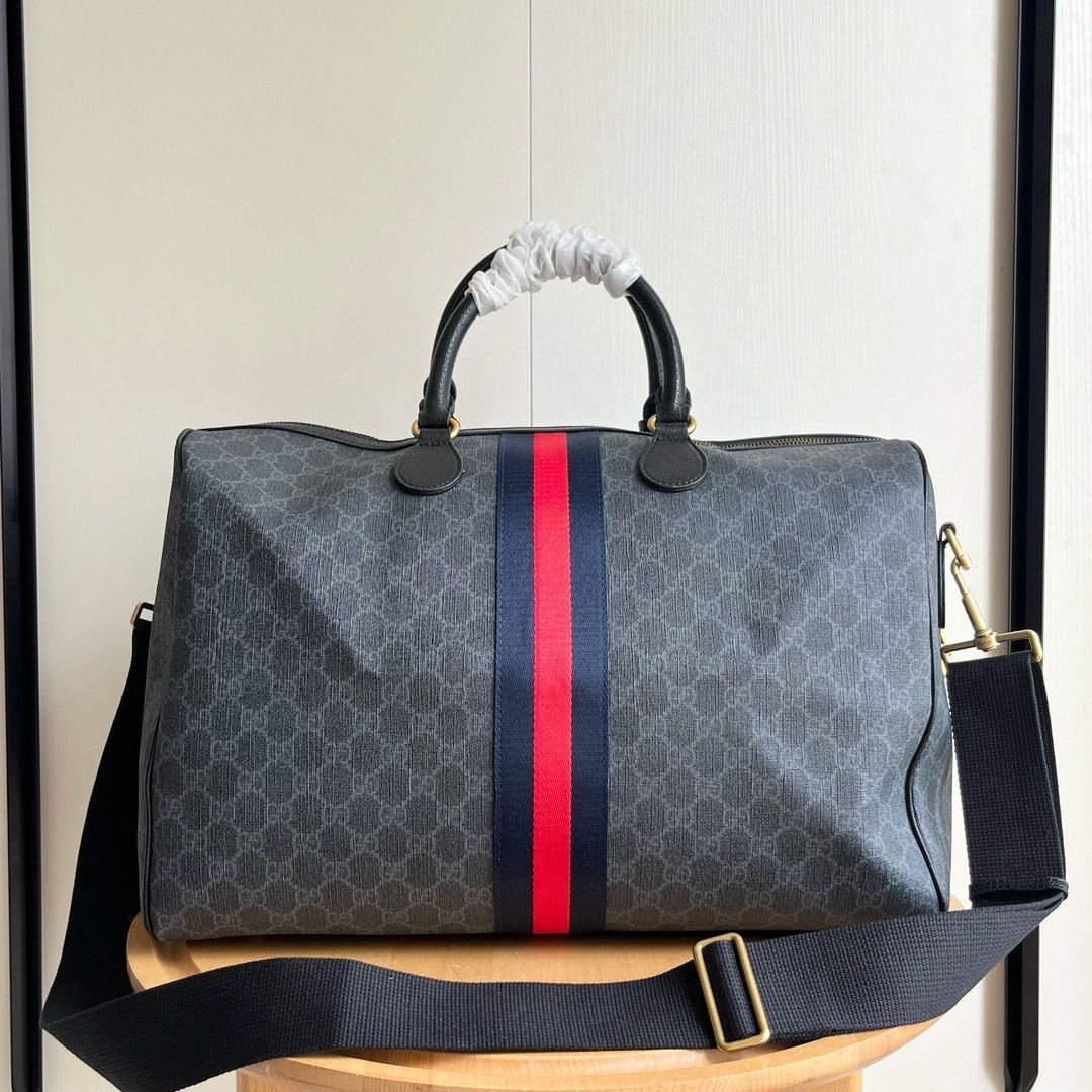 Gucci Savoy Duffle Bag — GG Supreme Canvas | 55 cm | 2 Colors