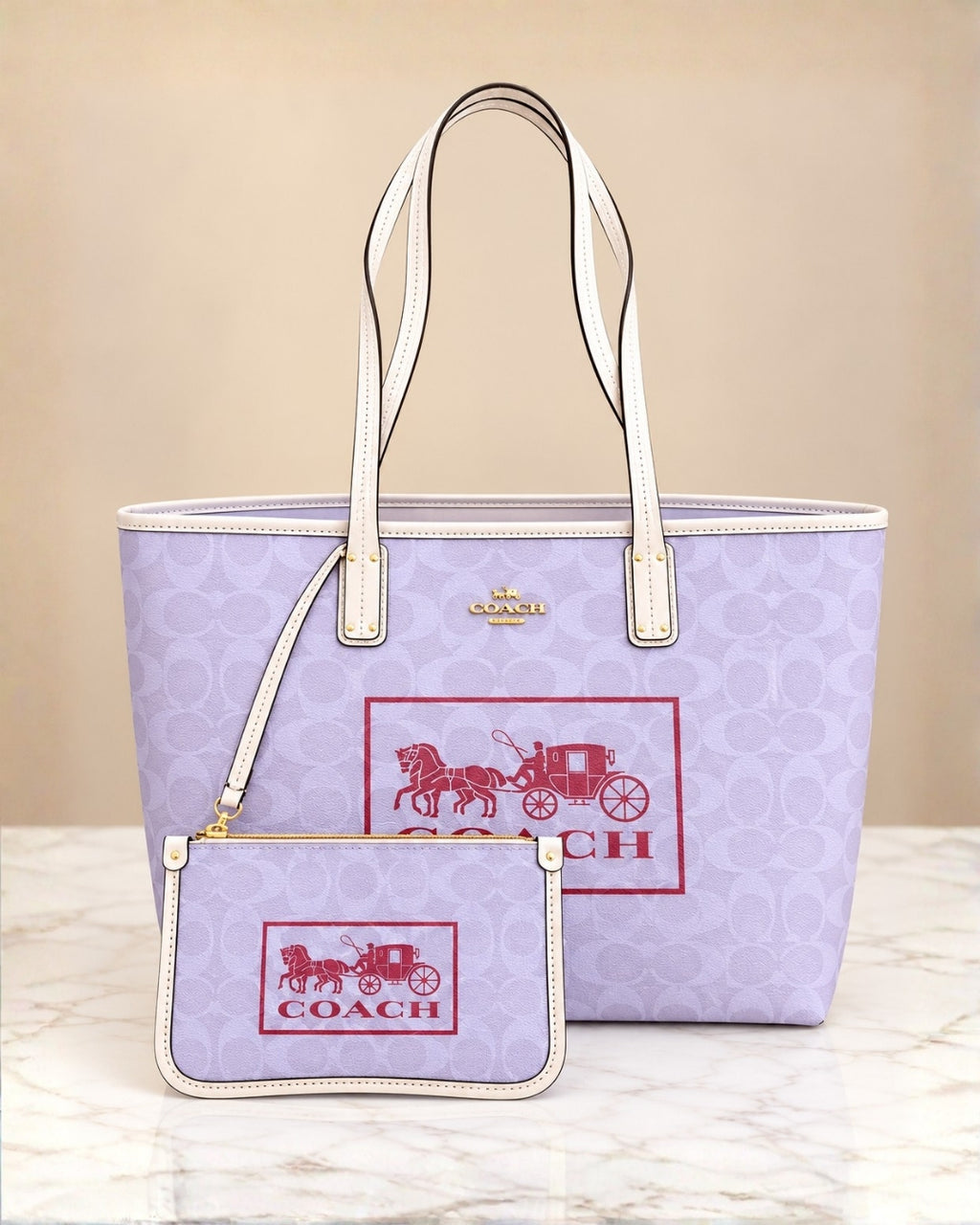 COACH Horse & Carriage Tote 43cm