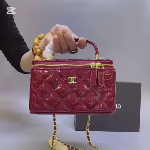 CHANEL Cosmetic Case — 18 cm | 2 Colors With Box